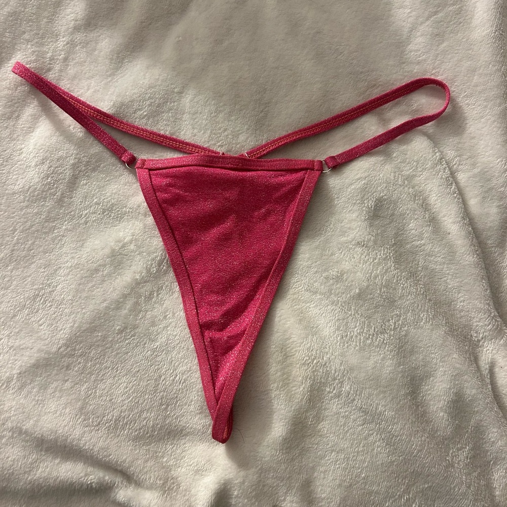 Pink G String Bikini Bottoms (NEW)